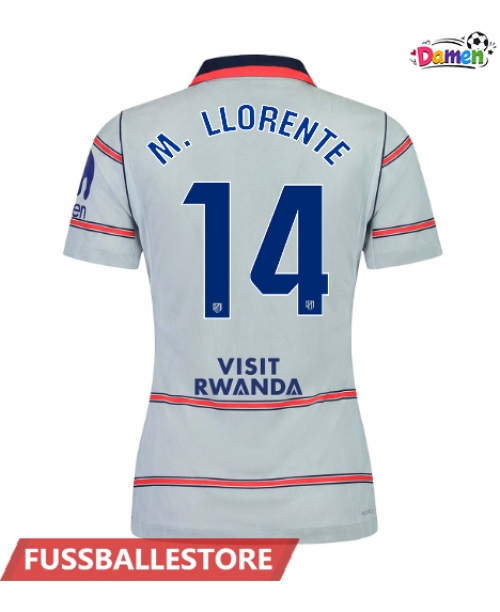 Günstige Atletico Madrid Marcos Llorente #14 3rd trikot Damen 2026-27 Kurzarm